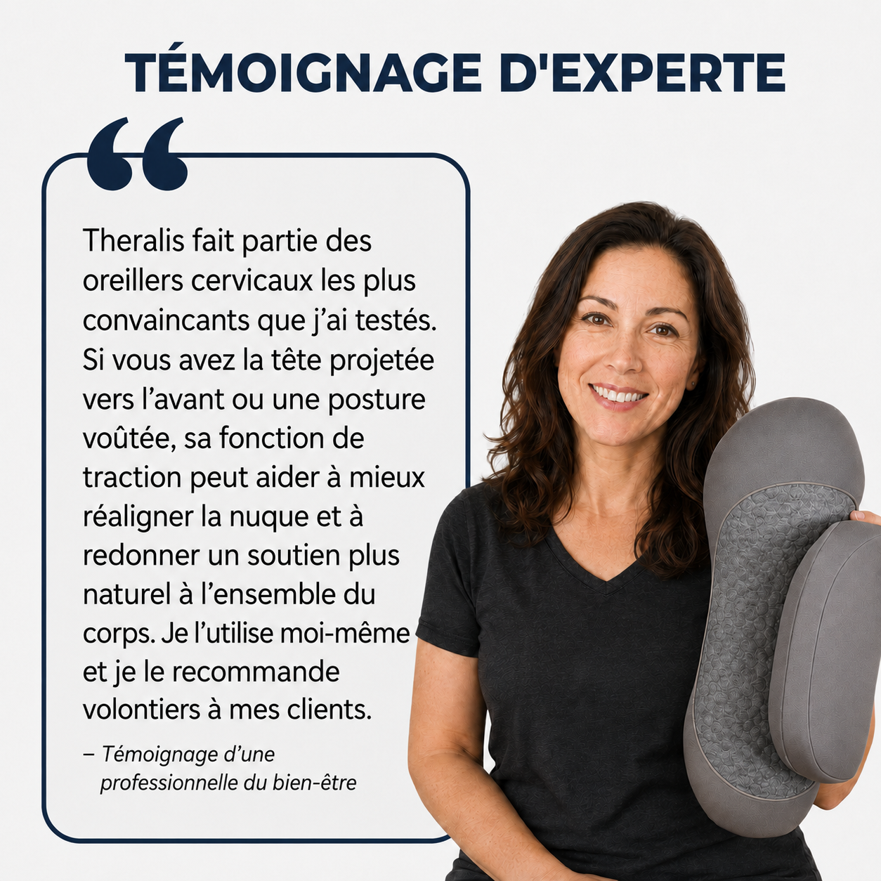 Theralis - Le coussin dorsal que 100,000 familles ont choisi